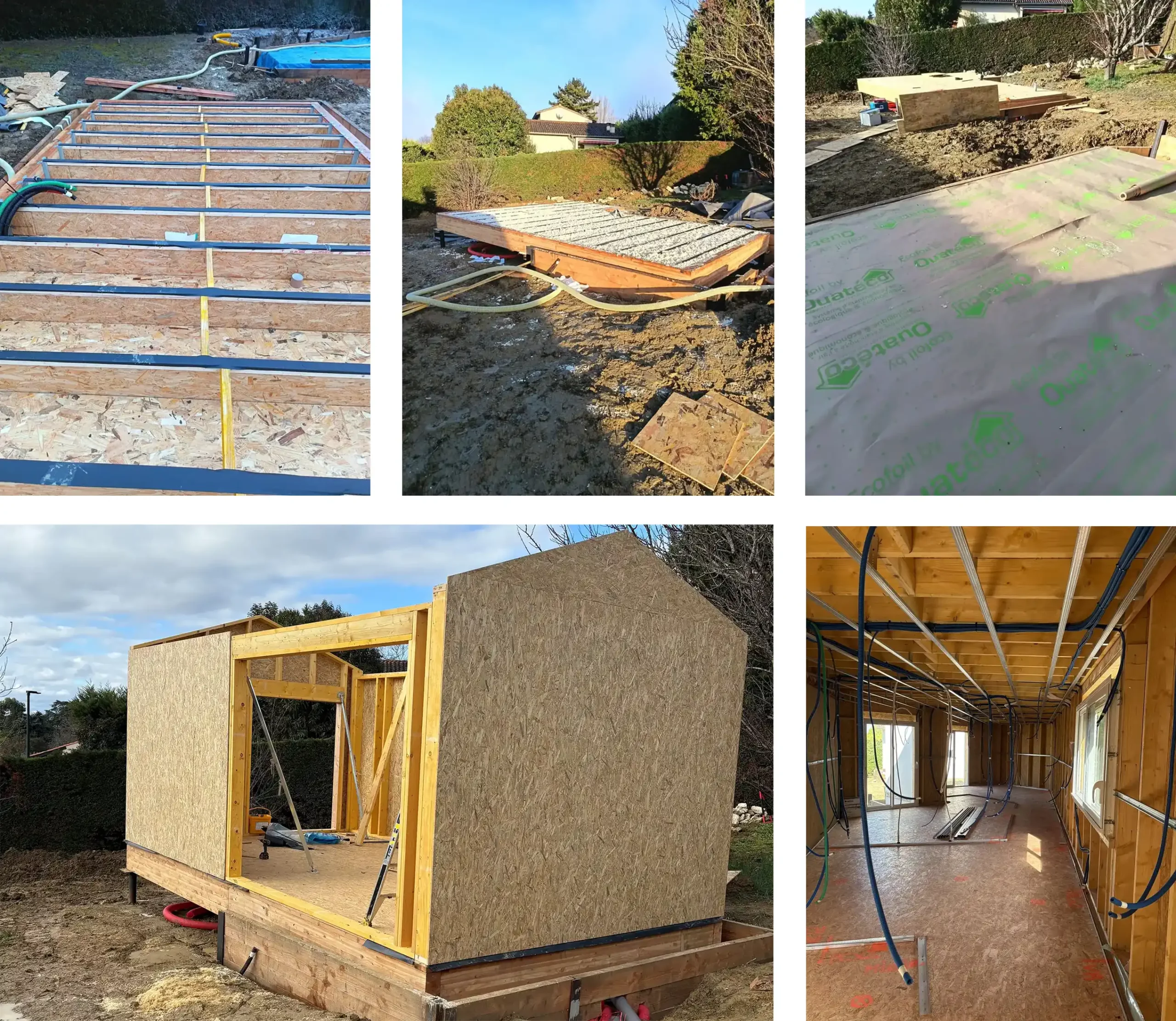 Projet extension ossature bois